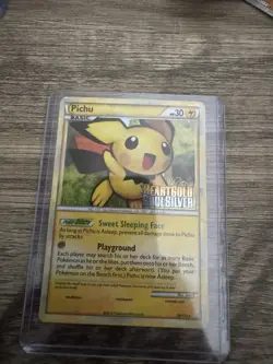 Pokemon Pichu TCG Holo Card 28/123 HeartGold SoulSilver Promo - Image 1
