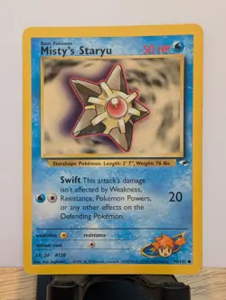 Pokemon Card - Gym Heroes - Misty's Staryu 90/132 - LP - Image 1