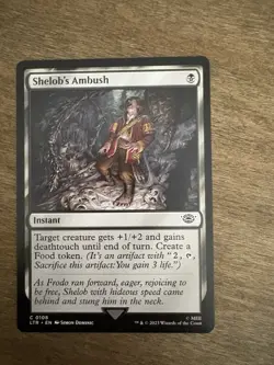 Shelob's Ambush 0108 The Lord of the Rings MTG Magic The Gathering L3463* - Image 1