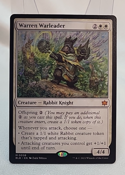 Warren Warleader Non Foil BLB MTG Near Mint NM Fast Shipping From Canada - Image 1