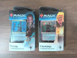 Teferi Timebender and Chandra Bold Pyromancer Planeswalker Deck Mtg Dominaria - Image 1