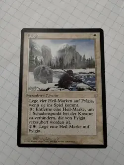 MTG German Fylgja Ice Age Regular Common - Some Edge Wear - See Pics - Image 1