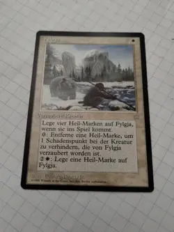 MTG German Fylgja Ice Age Regular Common - Some Edge Wear - See Pics - Image 2