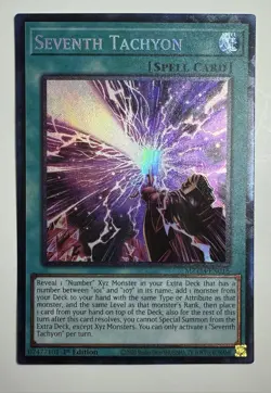 Seventh Tachyon MZTM-EN016 Yugioh Maze of the Master 1st Ed Collector's Rare - Image 1