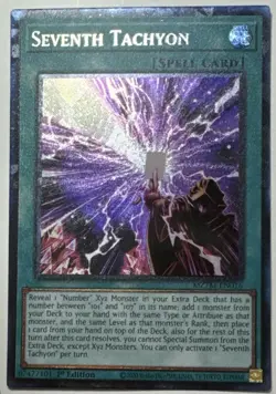 Seventh Tachyon MZTM-EN016 Yugioh Maze of the Master 1st Ed Collector's Rare - Image 2