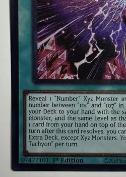 Seventh Tachyon MZTM-EN016 Yugioh Maze of the Master 1st Ed Collector's Rare - Image 5
