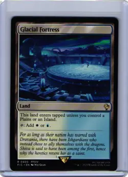 NM Glacial Fortress, MTG, Final Fantasy Commander, Magic the Gathering, 400 - Image 1