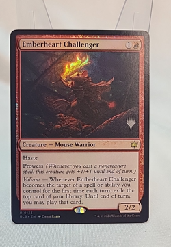Emberheart Challenger Foil Stamped MTG BLB Near Mint NM Fast Shipping - Image 1
