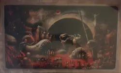 MTG Seb McKinnon Damnation Stitched Playmat Signed Autographed Kickstarter - Image 1