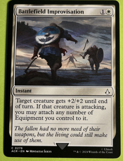 Battlefield Improvisation ACR 276 MTG NM/M Never Played - Image 1