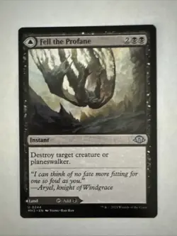 Fell The Profane/Fell Mire #0244 MTG Modern Horizons 3 - Image 1