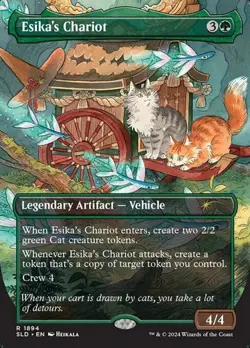 Esika's Chariot - Rainbow Foil Extended Art SLD NM MTG - Image 1