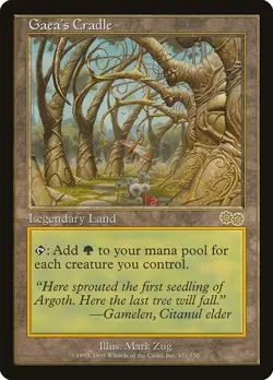 Gaea's Cradle Urza's Saga MP MTG - Image 1