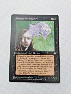 MTG German Foul Familiar (Falscher Vertrauter) Ice Age Regular Miscut/Misprint - Image 1