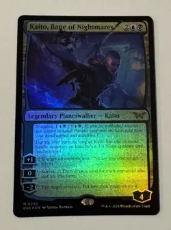 MTG Kaito, Bane of Nightmares - Duskmourn: House of Horror FOIL LP - Image 1