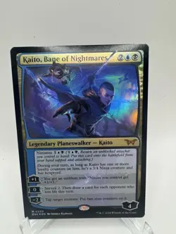 MTG Kaito, Bane of Nightmares - Duskmourn: House of Horror FOIL LP - Image 1
