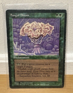 MTG Fungal Bloom Fallen Empires Rare LP - Image 1