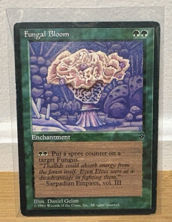 MTG Fungal Bloom Fallen Empires Rare LP - Image 3