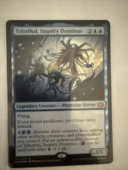 Tekuthal Inquiry Dominus Foil Phyrexia: All Will Be One NM Condition MTG - Image 1