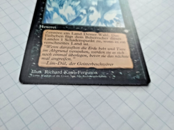 MTG German Icequake (Eisbeben) Ice Age Regular Uncom- Some Edge Wear - See Pics - Image 4