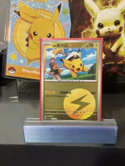 Pokemon S-Chinese Captain Pikachu Energy Holo 0701/09 CBB1C Gem Pack NM - Image 1
