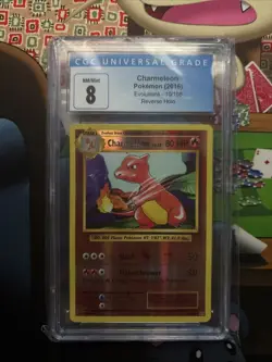 Pokemon Charmeleon Reverse Holo #10/108 Evolutions 2016 - CGC 8 - Image 2