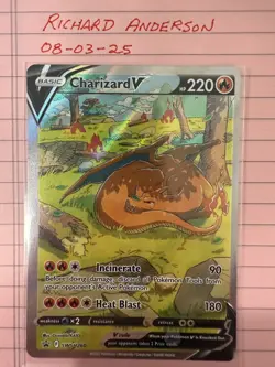 CHARIZARD V 2022 POKEMON SWORD & SHIELD BLACK STAR PROMO #SWSH260 - Image 1