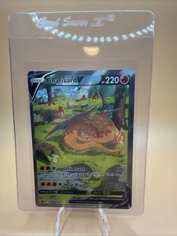 CHARIZARD V 2022 POKEMON SWORD & SHIELD BLACK STAR PROMO #SWSH260 - Image 1