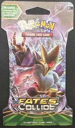Pokemon Sleeved Booster Pack Fates Collide Alakazam Artwork New/Factory sealed! 820650801143 - Image 1