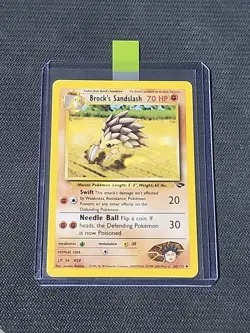Pokemon Gym Challenge "Brock's Sandslash" 36/132 / Uncommon / Lightly Played - Image 3