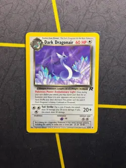Dark Dragonair 33/82 Pokemon TCG Team Rocket Uncommon WOTC - LP - Image 1