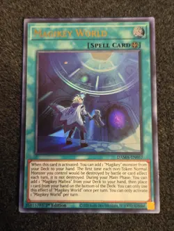 Magikey World - DAMA-EN057 - 1st Edition - Ultra Rare - Yugioh VLP - Image 1