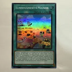Yummyusment Mignon JUSH-EN023 Super Rare 1st Ed NM (READY TO SHIP!) Yugioh - Image 1