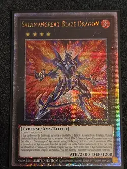 Yugioh Salamangreat Blaze Dragon Quarter Century Rare TN23-EN007 Near Mint - Image 1