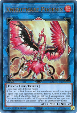 Yugioh! Knightmare Phoenix RA03-EN042 - Prismatic Ultimate Rare NM/M - Image 1