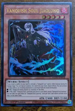 Vanquish Soul Jiaolong AGOV-EN018 Near Mint Ultra Rare 1st Edition Yu-Gi-Oh! - Image 1