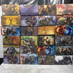 12 Magic The Gathering Empty Card Boxes, Coldsnap, Theros, Nyx, Born Of The Gods - Image 1