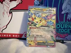 Pokemon 2024 Surging Sparks Pikachu EX TCG Card 057/191 Holo - Image 1