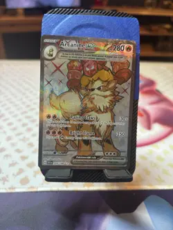 Pokemon Arcanine EX Holo Ultra Rare TCG Card 224/198 Scarlet & Violet Base Set - Image 1