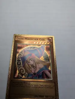 Yugioh Custom Gold Foil Card Dark Magician Girl YSYR For Art Purposes - Image 3