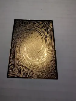 Yugioh Custom Gold Foil Card Dark Magician Girl YSYR For Art Purposes - Image 4