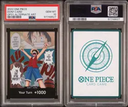 2022 One Piece DON!! Alternate Art Card OP01 PSA 10 Gem Mint - Image 3