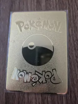 Charizard VMAX Gold Metal Pokemon Card Fan Art/Collectible/Gift - Image 4