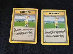 Trainer Pokemon Breeder Pokemon Base Set TCG Card 76/102 - Lot of 2 - Image 2
