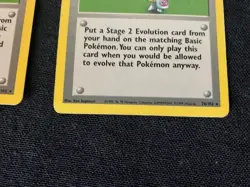 Trainer Pokemon Breeder Pokemon Base Set TCG Card 76/102 - Lot of 2 - Image 4