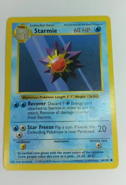 Classic 1995 Starmie Pokemon Card Mint condition - Image 2