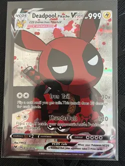 Deadpool Pikachu fan art playing card - Image 3