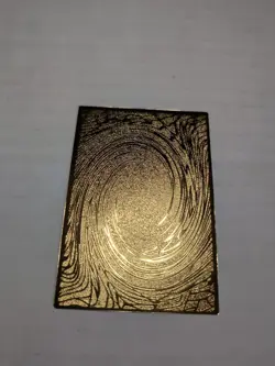 Yugioh Custom Gold Foil Card Dark Magician YSYR For Art Purposes - Image 4