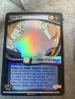 Dragon Ball Z TCG Face Off Preview 1 Foil Card Score Babidi Saga - Image 1