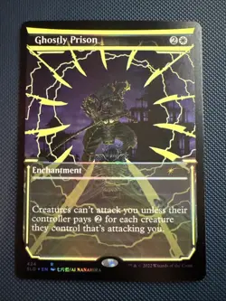 MTG Ghostly Prison (Neon Yellow) - Secret Lair Drop Series (SLD) NM Foil - Image 1